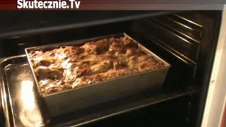 Lasagne mięsna z sosem bolońskim  SkutecznieTv [upl. by Nahshu540]