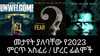 የ2023 ምርጥ አስፈሪ  ሆረር ፊልሞች 2015 [upl. by Torras]