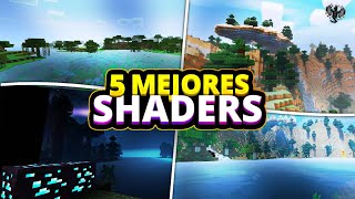 💥LOS 5 MEJORES SHADERS para MINECRAFT PE 120 GAMA BAJA MEDIA y ALTA TOP SHADERS PE [upl. by Eleirbag953]