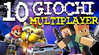 TOP 10 giochi MULTIPLAYER da giocare con gli AMICI feat PanicGamers [upl. by Aryad]