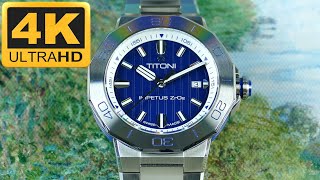 Titoni – Impetus CeramTech HighTech Sports Watch Blending Dive Watch DNA with Gentalike Design [upl. by Barbi]