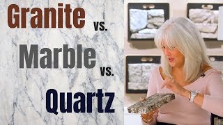 Quartz vs Granite vs Marble How to choose the right countertop [upl. by Fiske]