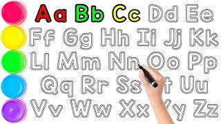 Collection of uppercase amp lowercase alphabet dotted lines ABCD alphabet writing alphabet song A Z [upl. by Hasen]