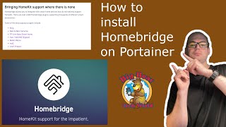 Install Homebridge for nonHomekit devices on Portainer [upl. by Ninerb]