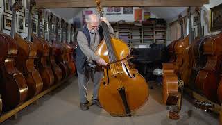 SOLD E M Pöllmann Mittenwald 1974 Double Bass played by Thomas Martin SOLD [upl. by Alien]