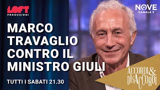 Marco Travaglio contro il ministro Giuli [upl. by Adnalu]