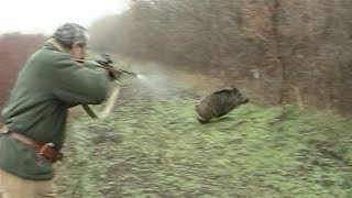 Hunting Serbia  Wild boar 1  Lov na divlje svinje [upl. by Arammat23]