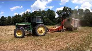 Chopping Alfalfa Haylage [upl. by Atilamrac]