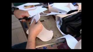 Apprentissage et fabrication etui couteau en cuir [upl. by Nathaniel764]