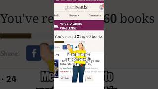 My Goodreads reading challenge 2024 update [upl. by Ford]