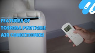 Features of Toshiba portable air conditioner [upl. by Tennies]