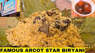 Famous Arcot Star Biryani Review Vlog  Mutton Biryani  Arcot Star Biryani Review  Food Vlog [upl. by Pool]