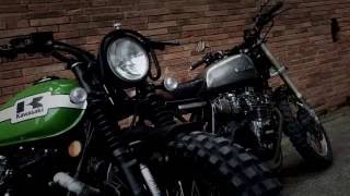 Xj650customampKz400custom Scrambler THAILAND [upl. by Atronna55]