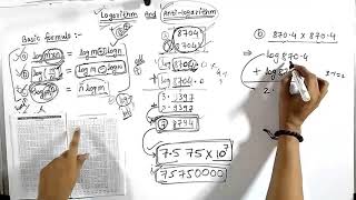 Logarithm and antilogarithm easy trick and tips to calculate [upl. by Dichy]