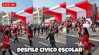 🔴LIVE  DESFILE CIVICO ESCOLAR 🇵🇪 FIESTAS PATRIAS PERÚ 2024🎖 [upl. by Sheffie630]