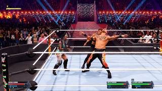 WWE Baron Corbin vs Kayden Carter and Beth phoenix [upl. by Ellertnom]