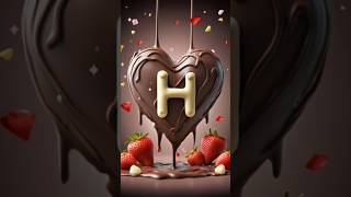 H name letter statussong statusvideo calligraphy [upl. by Werdnaed779]