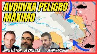 AVDIIVKA CERCA del PUNTO de NO RETORNO Rusia AVANZA dentro de la ciudad [upl. by Tur]