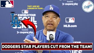 🚨 URGENT DODGERS STAR PLAYERS CUT NOW HUGE CHANGES IN ROSTER THANK YOU LOS ANGELES DODGERS NEWS [upl. by Nilad]