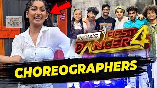 Indias best dancer 4 Choreographers  IBD 4 all choreographers name [upl. by Eybba578]