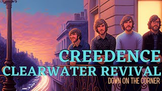 Down on the Corner  Creedence Clearwater Revival 1969 Lyrics [upl. by Oni160]