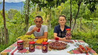 The MOST Delicious Pickled Red Onions Ever Straight from the Albanian Village 🧅💥 [upl. by Elmaleh323]