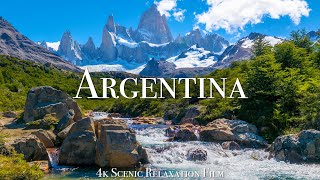 Argentina 4K  Scenic Relaxation Film With Calming Music [upl. by Farkas]