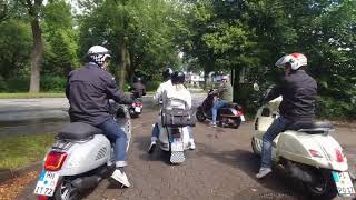 Rollerburschen amp Vespa Hanseaten 🛵 GTS Travemünde Tour [upl. by Teplitz]