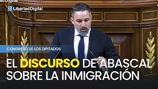 El discurso completo de Abascal sobre la inmigración en el Congreso [upl. by Attennyl]