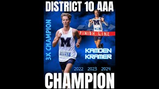 Kamden Kramer District Championship 2024 [upl. by Kantor309]