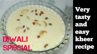 Festival special rice kheer recipe  pulao ke chawal ki kheer  payesh kaise banate hai [upl. by Bethena]