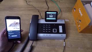 Gigaset DX800A Part 7 of 7 Bluetooth connection with mobile phone [upl. by Lampert]