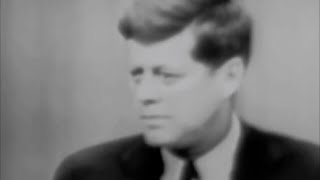 President John F Kennedys 1st News Conference  January 25 1961 [upl. by Ocnarfnaig664]