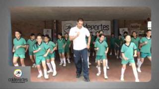 Coreografía intento de guinness record de actividad física en colegios de colombia PARTE 011flv [upl. by Ellerred]