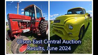 Olson East Central June 2024 Auction Results [upl. by Airtened]