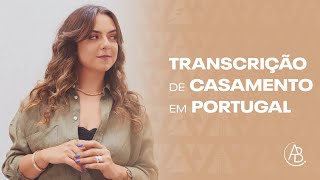 Transcrição de casamento em Portugal [upl. by Adnema]