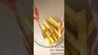 10 Minute Keto Parmesan Squash or Zucchini Fries [upl. by Atwahs851]