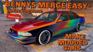 FASTER METHOD GTA 5 ONLINE F1BENNYS MERGE GLITCH WORKING XBOX PS4 PS5 BENNYS MERGE [upl. by Tomasina]