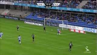 Highlights Esbjerg fB  FC København 22 071012 [upl. by Haskel]