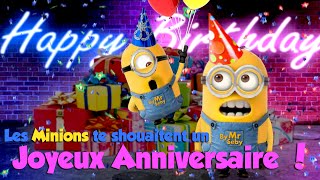 Les Minions te souhaitent un Joyeux Anniversaire 2 [upl. by Yanahc569]