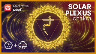 SOLAR PLEXUS CHAKRA Healing  Rain  Hang Drum Music  Unlock your Inner Power [upl. by Earaj96]