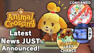 All Animal Crossing News JUST Announced This Week [upl. by Anovad]