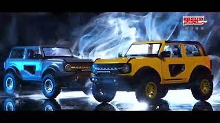 2021 Ford Bronco miniature car model 124 car bronco Ford off road shorts SUV [upl. by Chao]