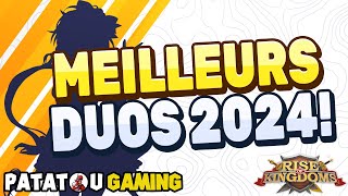 MEILLEURS DUO FÉVRIER 2024 RISE OF KINGDOMS [upl. by Fatsug]