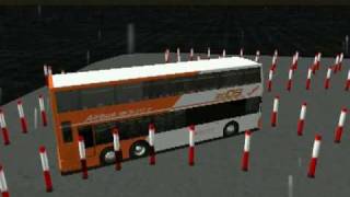 mm2 tour 092 LW Alexander Dennis 8401  Driver Test City [upl. by Nahtnaoj]