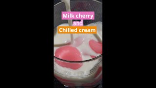 Japanese food recipes in wartime  Milk cherry and Chilled cream [upl. by Aimet]