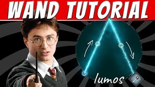 Magic Wand Tutorial and Movements  Harry Potter Wizarding World [upl. by Inama]