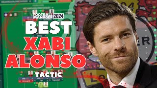 The Best Xabi Alonso Tactic FM24  Tactic Recreations in Football Manager [upl. by Jovi229]