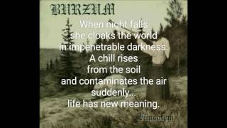 Burzum  Dunkelheit lyrics [upl. by Melinda]