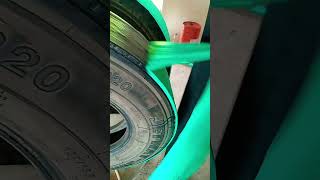 Tyre Remoulding feeling and rubber kisan bicycleaccessory tyre [upl. by Aneleairam865]